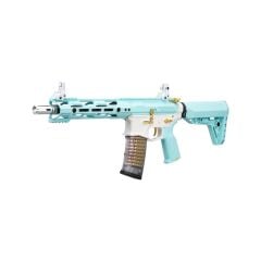 G&G CM16 Stealth 556 Macaron Blue Mavi Airsoft Tüfeği – LiPo Pil + Şarj Aleti + 0.28g BB Hediyeli
