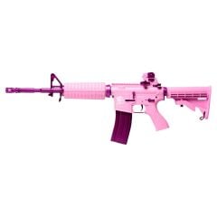 G&G FF16 BlowBack Pembe Airsoft Tüfeği – LiPo Pil + Şarj Aleti + 0.28g BB Hediyeli