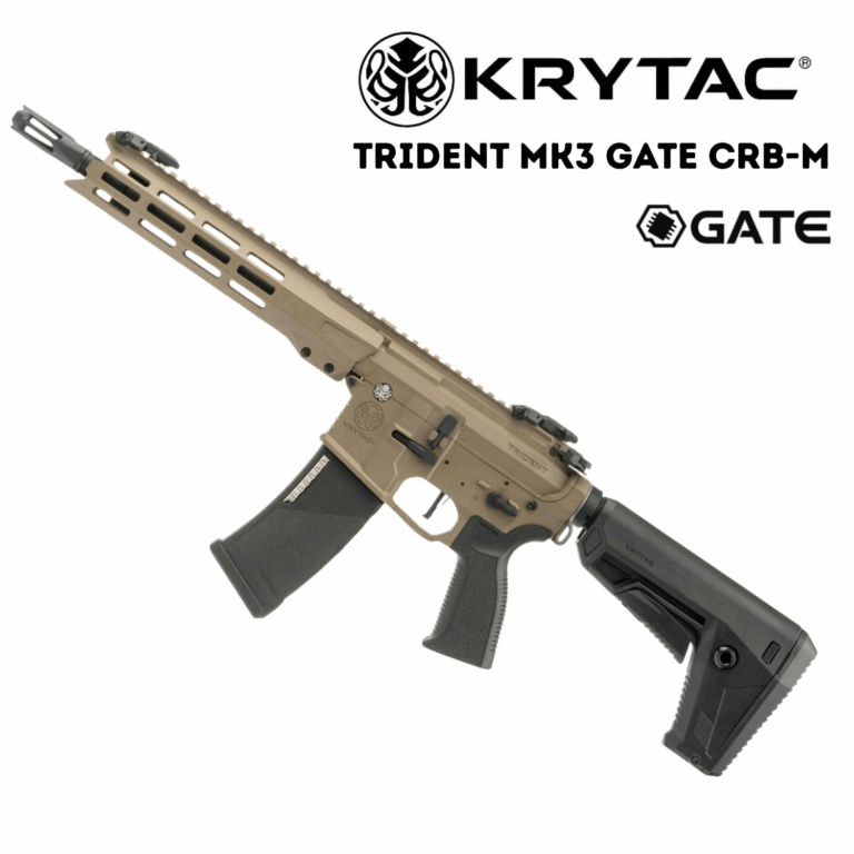 KRYTAC Trident MK3 GATE CRB-M FDE (M-LOK) AEG Airsoft Tüfek - TAN Çöl Rengi