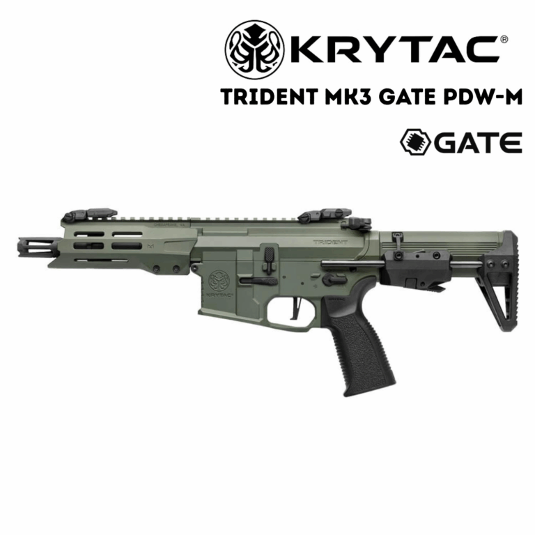 KRYTAC Trident MK3 GATE PDW-M FG (M-LOK) AEG Airsoft Tüfek - HAKİ YEŞİL