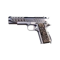 WE 1911 Hex-Cut Gümüş Green Gas Blowback Airsoft Tabanca Seti