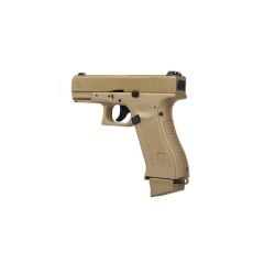 UMAREX Glock 19X Airsoft Tabanca – FDE / Tan – CO₂ Blowback