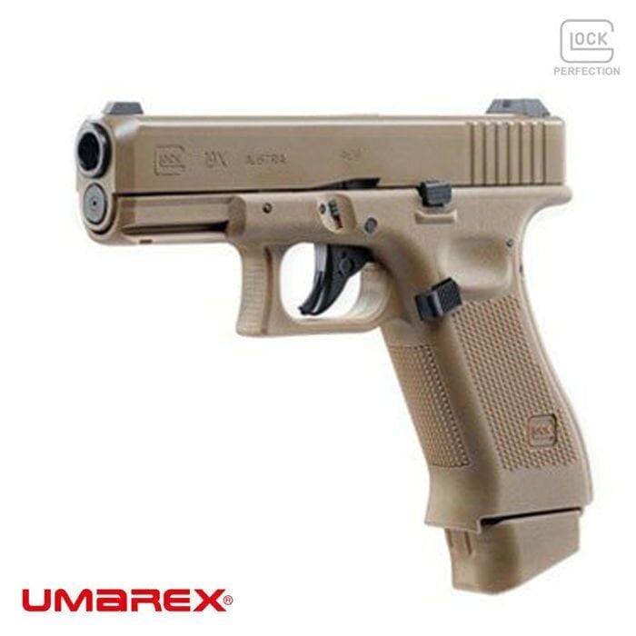 UMAREX Glock 19X Airsoft Tabanca – FDE / Tan – CO₂ Blowback