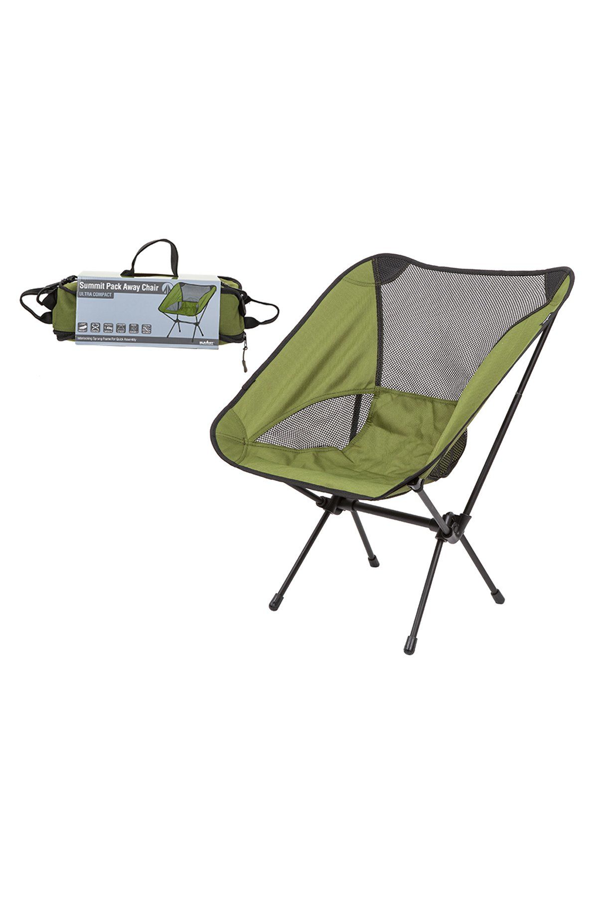 Summit Ultra Hafif Sandalye Ultralight Pack Away Slate