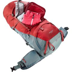 Deuter Aircontact 45 + 10 Sırt Çantası lava-teal