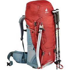 Deuter Aircontact 45 + 10 Sırt Çantası lava-teal