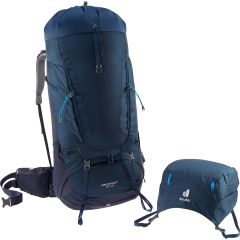 Deuter Aircontact 75 + 10 Sırt Çantası midnight-navy