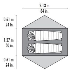 MSR Carbon Reflex 2Kişilik Çadır 3 Mevsim