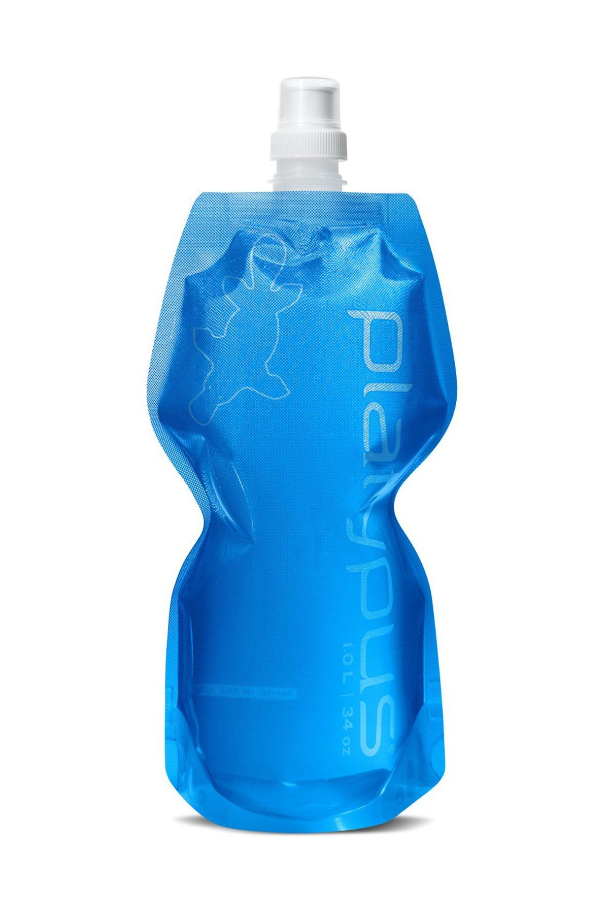PLATYPUS  Softbottle 1 L Blue w/Closure Cap Su Şişesi