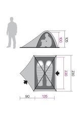 Hannah Falcon 2 Kişilik Ultralight 5 Mevsim Çadır