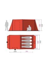 Hannah Barrack 4 Kişilik Aile Çadırı