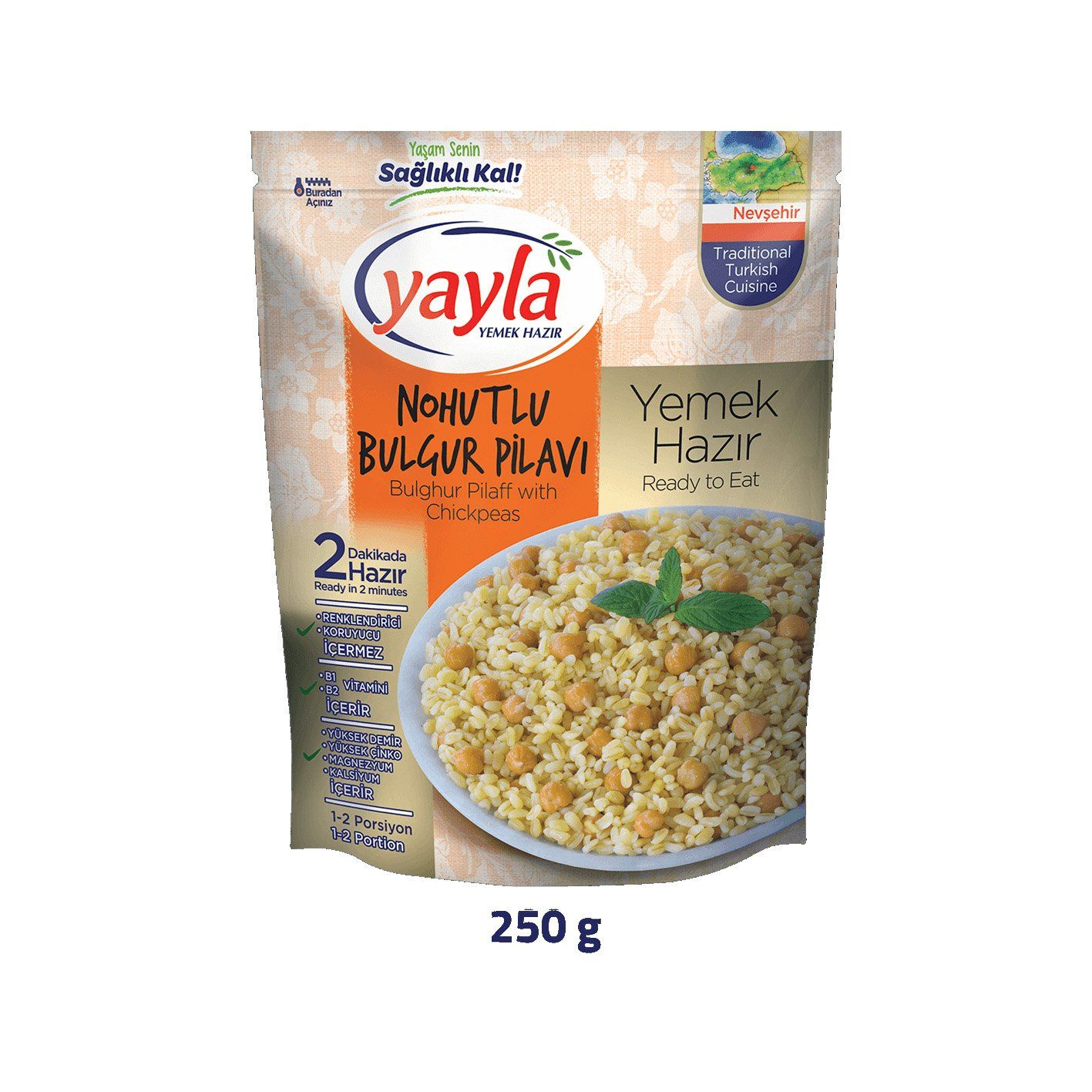 Yayla Hazır Nohutlu Bulgur Pilavı